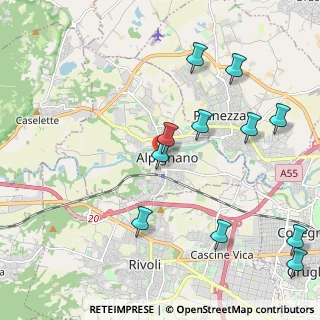 Mappa Via Luigi Mussino, 10091 Alpignano TO, Italia (2.41727)