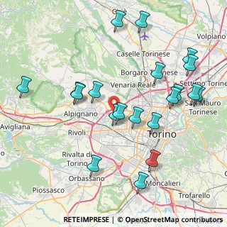 Mappa 10091 Torino TO, Italia (8.897)