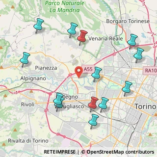Mappa 10091 Torino TO, Italia (4.93385)