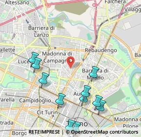 Mappa Via Michele Antonio Vibò, 10147 Torino TO, Italia (2.46545)