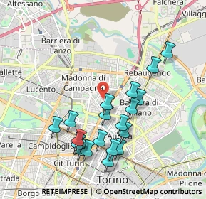 Mappa Via Michele Antonio Vibò, 10147 Torino TO, Italia (1.9515)