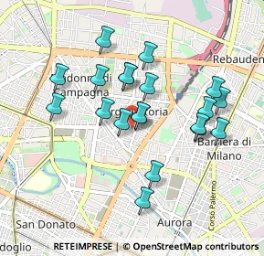 Mappa Via Michele Antonio Vibò, 10147 Torino TO, Italia (0.828)