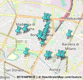 Mappa Via Michele Antonio Vibò, 10147 Torino TO, Italia (0.7355)