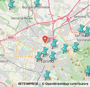 Mappa Via Michele Antonio Vibò, 10147 Torino TO, Italia (5.84143)