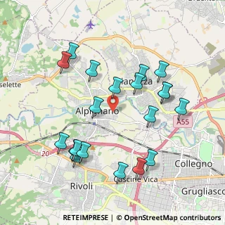 Mappa Via Caduti Per la Libertà, 10091 Alpignano TO, Italia (2.033)