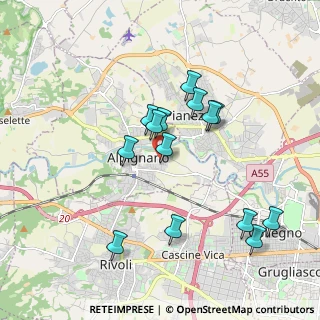 Mappa Via Caduti Per la Libertà, 10091 Alpignano TO, Italia (1.76286)