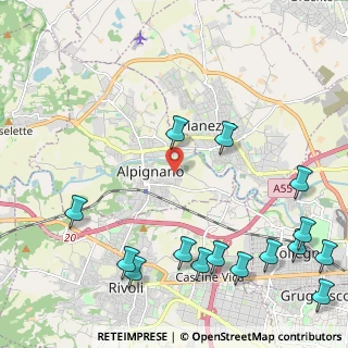 Mappa Via Caduti Per la Libertà, 10091 Alpignano TO, Italia (2.99533)