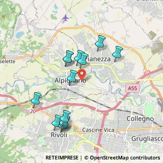 Mappa Via Caduti Per la Libertà, 10091 Alpignano TO, Italia (1.95692)