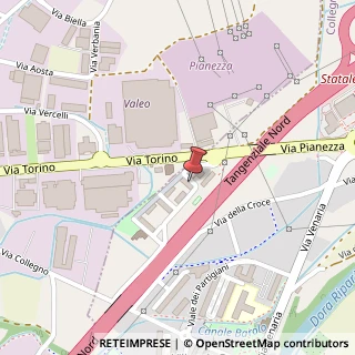 Mappa Via Massimo Portalupi, 9, 10093 Collegno, Torino (Piemonte)