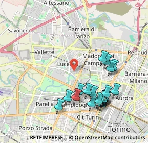 Mappa Via Giosuè Borsi, 10151 Torino TO, Italia (2.0695)