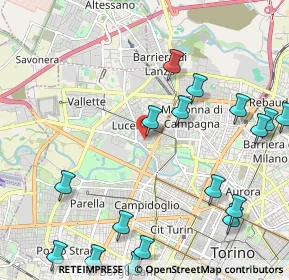 Mappa Via Giosuè Borsi, 10151 Torino TO, Italia (2.77176)