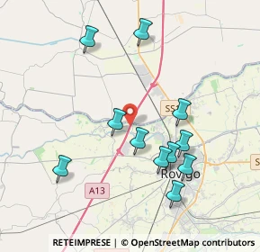 Mappa Via Bassa, 45100 Concadirame RO, Italia (3.78727)