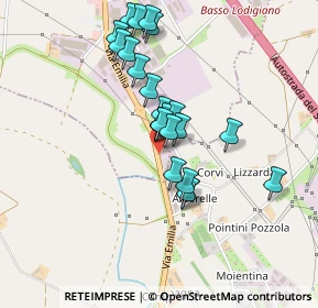 Mappa Strada statale 9 Via Emilia Km 267+702, 26862 Guardamiglio LO, Italia (0.36957)