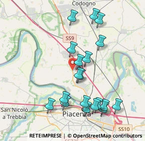 Mappa Strada statale 9 Via Emilia Km 267+702, 26865 San Rocco al Porto LO, Italia (4.05684)