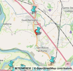 Mappa Strada statale 9 Via Emilia Km 267+702, 26865 San Rocco al Porto LO, Italia (4.1385)