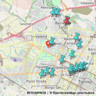 Mappa Via Amedeo di Francesco, 10151 Torino TO, Italia (2.73263)