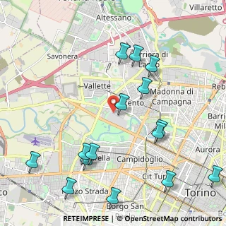 Mappa Via Amedeo di Francesco, 10151 Torino TO, Italia (2.526)