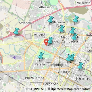 Mappa Via Amedeo di Francesco, 10151 Torino TO, Italia (2.38091)