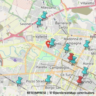 Mappa Via Amedeo di Francesco, 10151 Torino TO, Italia (2.79818)