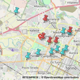 Mappa Via Amedeo di Francesco, 10151 Torino TO, Italia (2.28)
