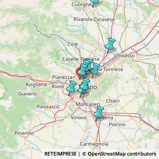Mappa Via Amedeo di Francesco, 10151 Torino TO, Italia (18.76)