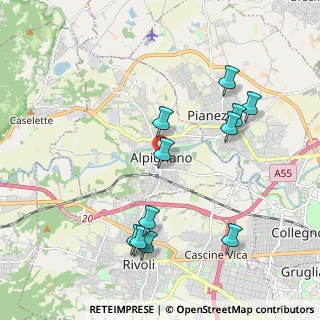 Mappa Piazza bellingeri, 10091 Alpignano TO, Italia (2.09636)
