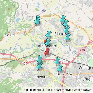Mappa Piazza bellingeri, 10091 Alpignano TO, Italia (1.83692)