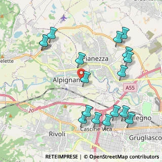 Mappa Via Ex Internati, 10091 Alpignano TO, Italia (2.41294)