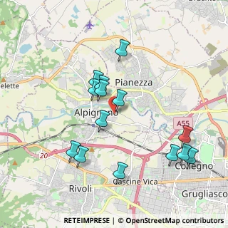 Mappa Via Ex Internati, 10091 Alpignano TO, Italia (1.91267)