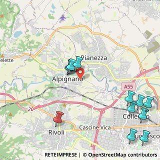 Mappa Via Ex Internati, 10091 Alpignano TO, Italia (2.70333)
