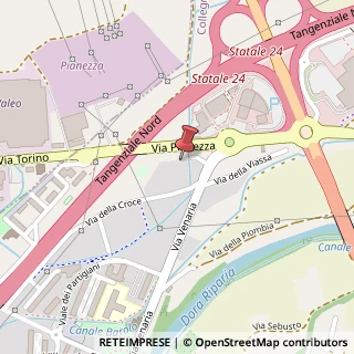 Mappa Piazzale del Tricolore, 51, 10093 Collegno, Torino (Piemonte)