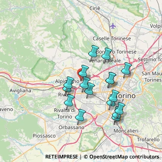 Mappa Ovest N. Snc, 10044 Pianezza TO, Italia (6.76235)