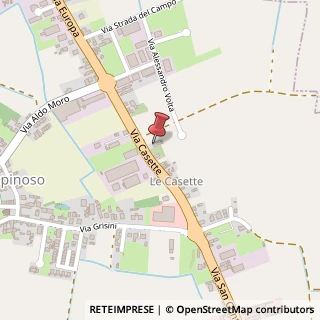 Mappa Via Casette, 42, 27040 Campospinoso, Pavia (Lombardia)