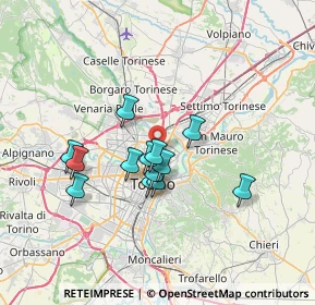 Mappa Via Fossata, 10155 Torino TO, Italia (5.43615)