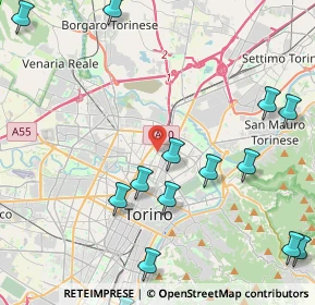 Mappa Via Fossata, 10155 Torino TO, Italia (5.61214)