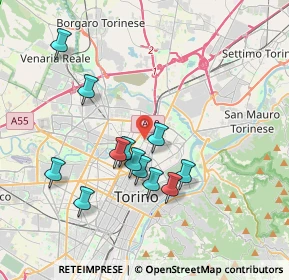 Mappa Via Fossata, 10155 Torino TO, Italia (3.48583)