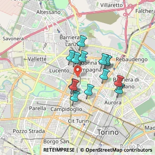 Mappa 10149 Torino TO, Italia (1.36786)