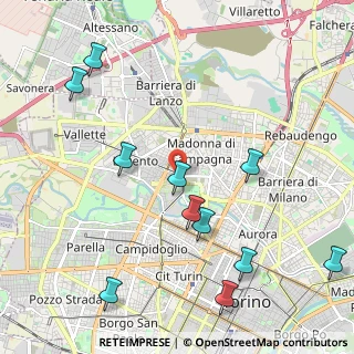 Mappa 10149 Torino TO, Italia (2.52182)