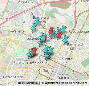 Mappa 10149 Torino TO, Italia (1.255)