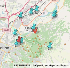 Mappa Via del Rivo, 10099 San Mauro Torinese TO, Italia (4.39)