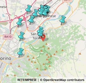 Mappa Via del Rivo, 10099 San Mauro Torinese TO, Italia (4.32667)
