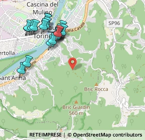 Mappa Via del Rivo, 10099 San Mauro Torinese TO, Italia (1.139)