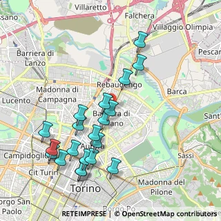 Mappa Via Ozegna, 10155 Torino TO, Italia (2.108)