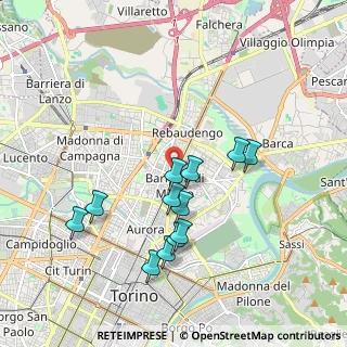 Mappa Via Ozegna, 10155 Torino TO, Italia (1.785)