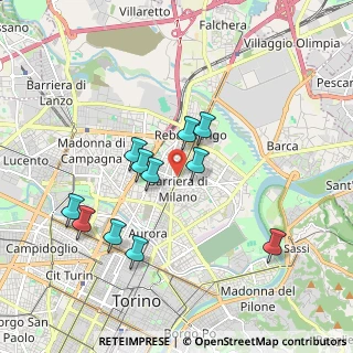 Mappa Via Ozegna, 10155 Torino TO, Italia (1.72364)