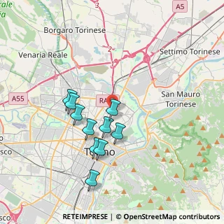 Mappa Via Ozegna, 10155 Torino TO, Italia (3.86818)