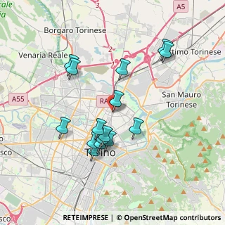 Mappa Via Ozegna, 10155 Torino TO, Italia (3.454)