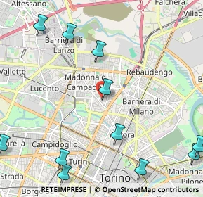 Mappa Via dei Fornelli, 10147 Torino TO, Italia (2.97545)