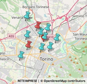 Mappa Via dei Fornelli, 10147 Torino TO, Italia (2.57182)