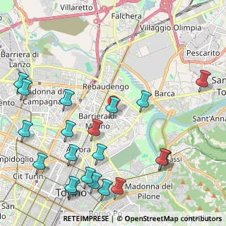 Mappa Via Sempione, 10154 Torino TO, Italia (2.795)